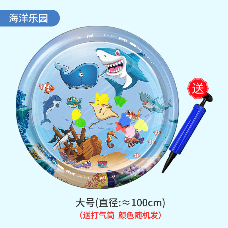 Cross-border inflatable pat water cushion summer cat dog water mattress can be filled with water pet ice cushion summer toy cat nest