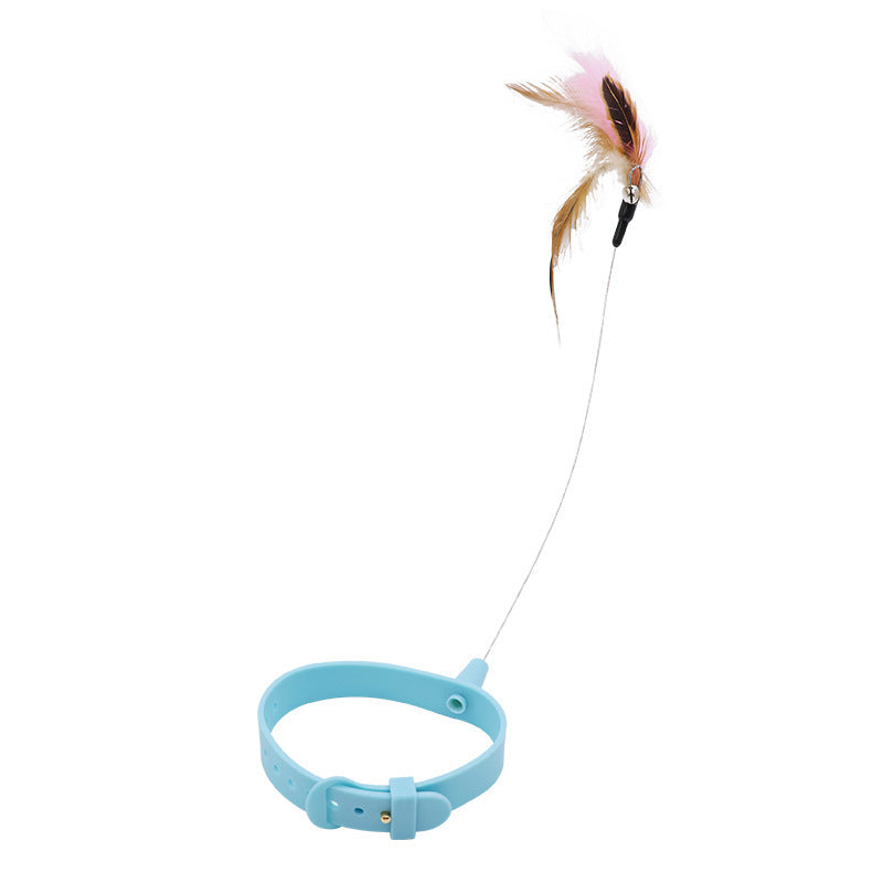 Cat toys Cat teasing stick Self-hi boredom relief artifact with suction cup long pole Pet kitten play Kitten pet products
