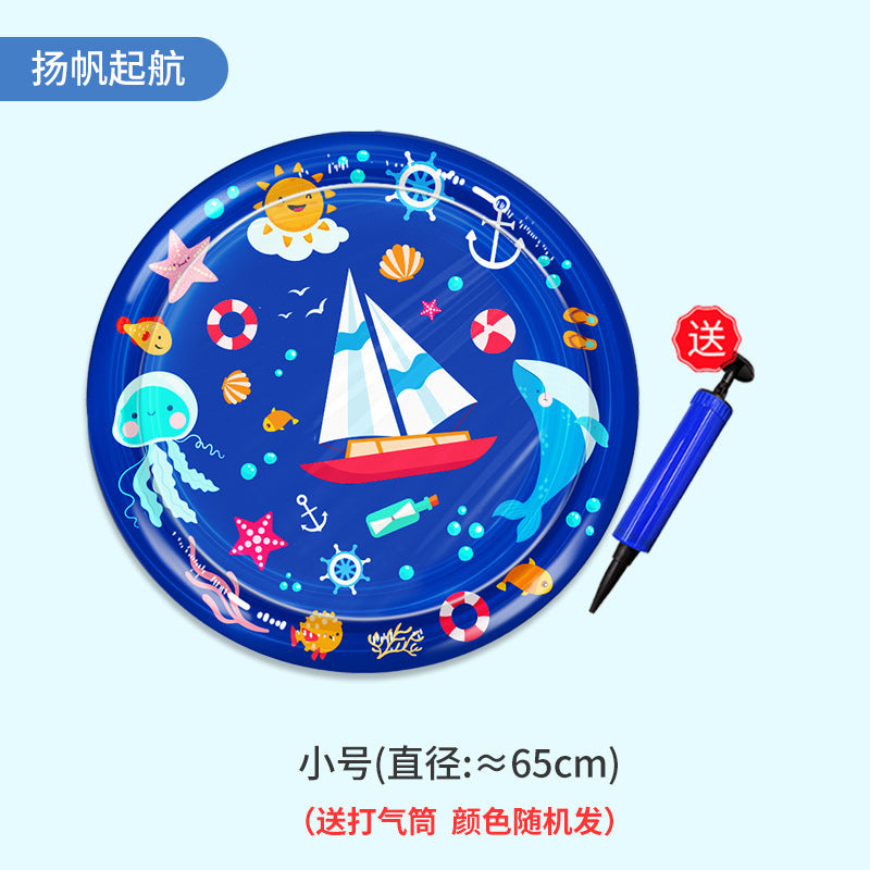 Cross-border inflatable pat water cushion summer cat dog water mattress can be filled with water pet ice cushion summer toy cat nest