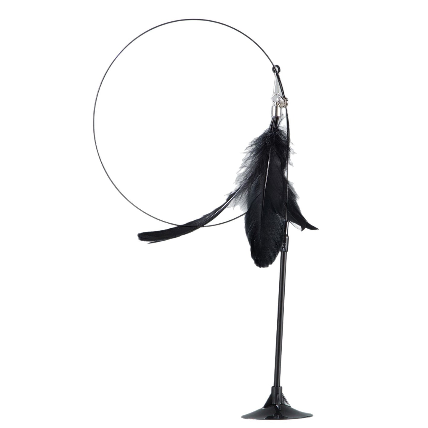Cat toys Cat teasing stick Self-hi boredom relief artifact with suction cup long pole Pet kitten play Kitten pet products