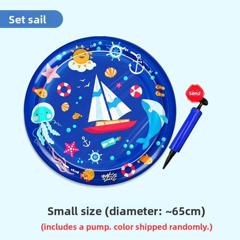 Cross-border inflatable pat water cushion summer cat dog water mattress can be filled with water pet ice cushion summer toy cat nest