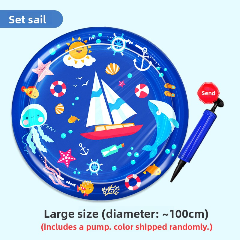 Cross-border inflatable pat water cushion summer cat dog water mattress can be filled with water pet ice cushion summer toy cat nest
